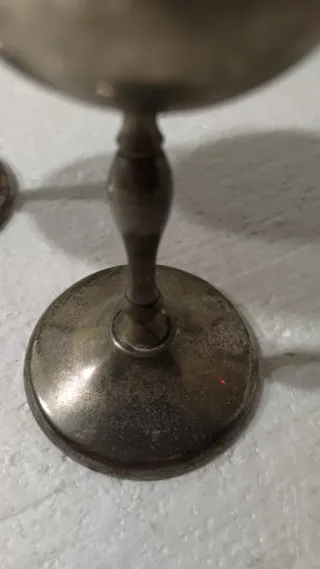 2 copas vintage Leonard silverplate Spain