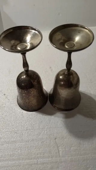 2 copas vintage Leonard silverplate Spain