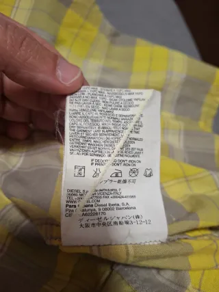 Camisa vintage Diesel a cuadros