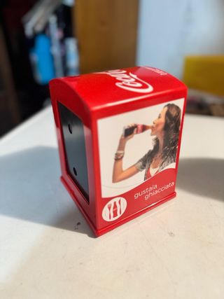 Porta tovaglioli Coca Cola rosso
