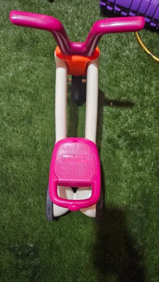 Correpasillos infantil rosa y naranja