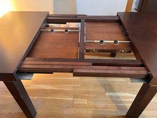 Mesa de comedor extensible madera