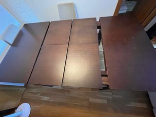 Mesa de comedor extensible madera