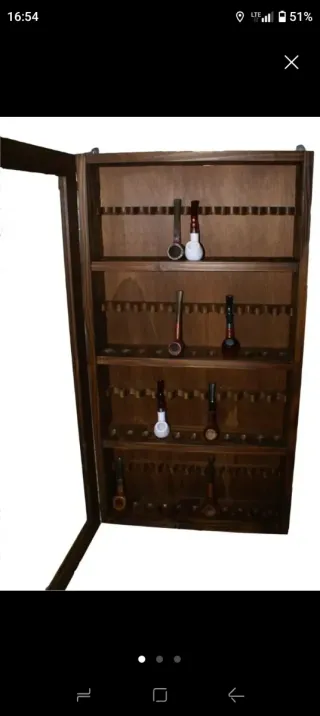 Portapipe vetrina 44 posti