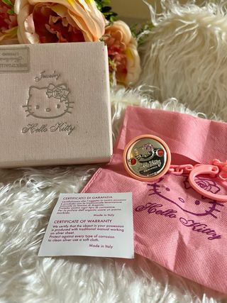 Porta ciuccio Hello Kitty in argento