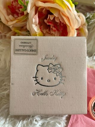 Porta ciuccio Hello Kitty in argento
