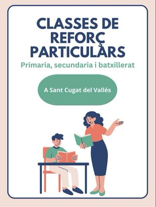 Classes de reforç escolar a Sant Cugat del Vallés
