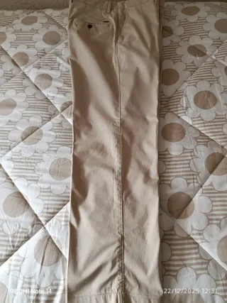 Pantalón de algodón beige Talla M sin estrenar