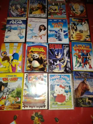 Lote Películas DVD Infantiles Variadas