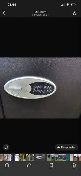 Cassaforte in acciaio rinforzato con chiusura elettronica