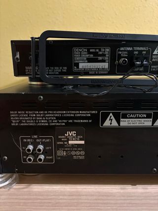 Equipo Hi-Fi vintage Denon + JVC (Sintonizador + D