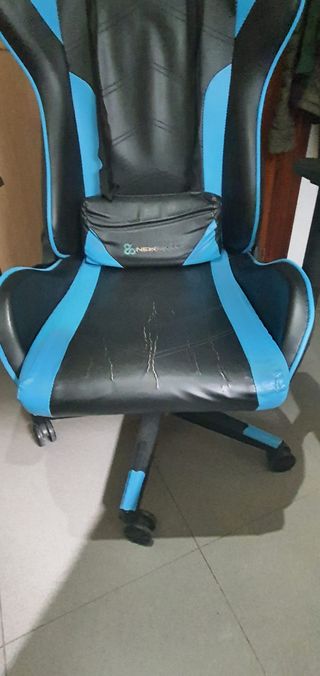 Silla Gaming Newskill Negra/Azul