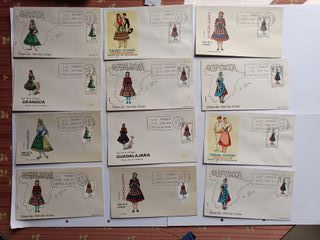 1968 Sobres Primer Día Sellos España