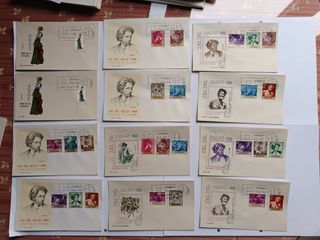 1968 Sobres Primer Día Sellos España