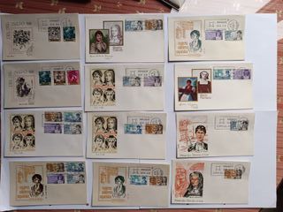 1968 Sobres Primer Día Sellos España