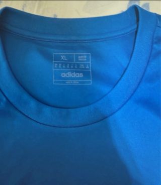 Maglietta Adidas Blu Taglia XL Come Nuova