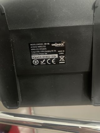 Altavoz GO ROCK Negro