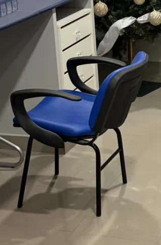 3 Sillas de Oficina Azules