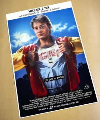 Pòster de Cine TEEN WOLF (DE PELO EN PECHO)