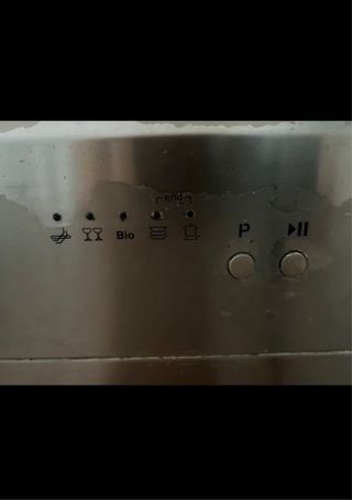Lavavajillas SMEG acero inox sistema antical