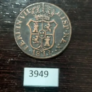 2 Quart 1813 Cataluña Moneda Antigua