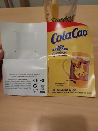 Batidora Colacao Pokémon Pikachu