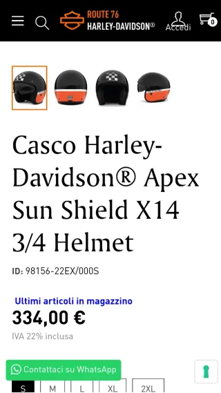 Casco Harley Davidson