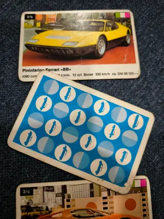 3 Cartas Coleção Carros 1974-1976