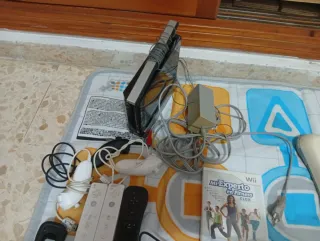 Lote Consola Wii + Accesorios y Juegos