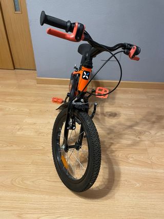 Bicicleta B'twin 16 Robot Naranja