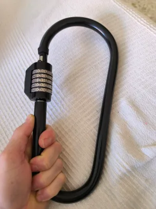 Candado de combinación para bicicleta