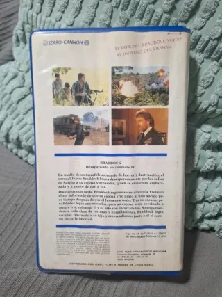 VHS Braddock:Desaparecido en Combate III Videoclub