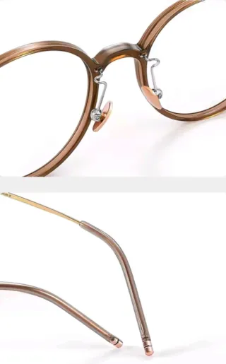 Gafas de pasta y Titanio graduadas personalizadas