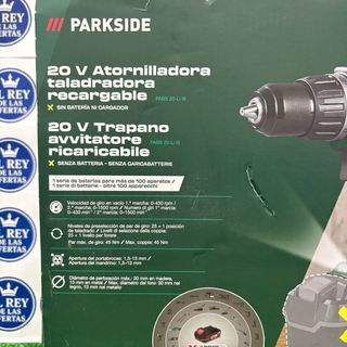 Atornilladora Taladradora Parkside 20V