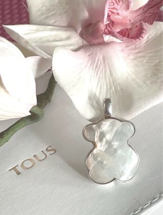 COLGANTE PLATA Y NACAR TOUS