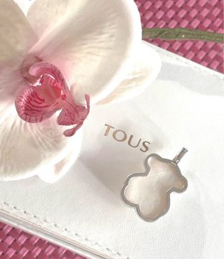 COLGANTE PLATA Y NACAR TOUS