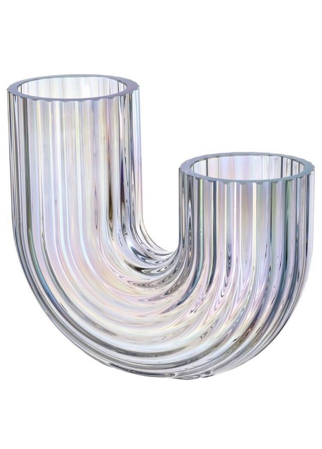 Original y Elegante Jarrón de cristal multicolor