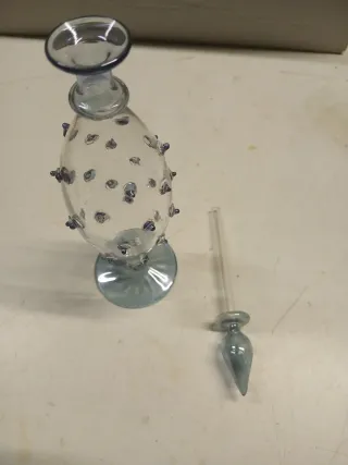 Porta Essenze Vetro Soffiato H Cm 2