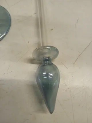 Porta Essenze Vetro Soffiato H Cm 2