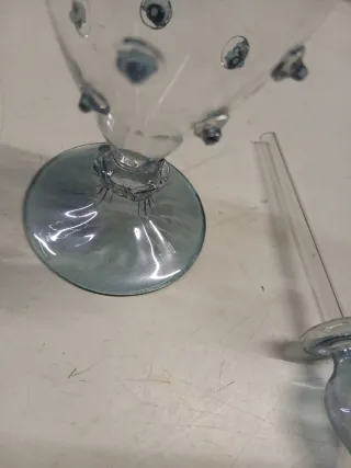 Porta Essenze Vetro Soffiato H Cm 2