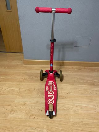Patinete Mini Micro 3 Ruedas Rojo