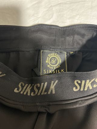 Pantalón chándal SikSilk niño negro
