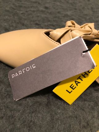 Bailarinas Parfois Piel Beige Nuevas