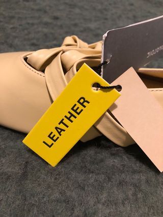 Bailarinas Parfois Piel Beige Nuevas