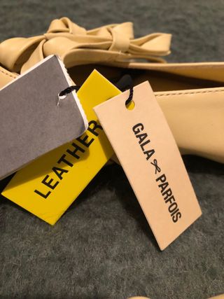 Bailarinas Parfois Piel Beige Nuevas