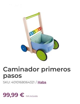 Cochecito andador primeros pasos NUEVO