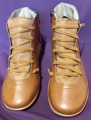 Botines Barefoot Pie Ancho Especial. NUEVOS!