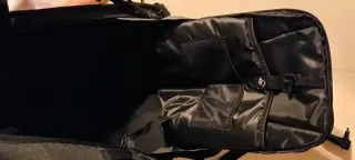 Mochila Negra Motorista  Cremallera Interior