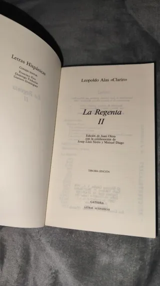 La Regenta, I (Letras Hispanicas / Hispanic Wri...