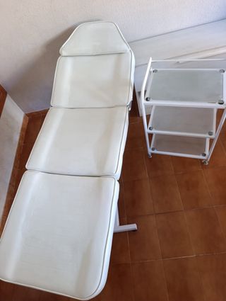 Camilla Estética Hidráulica + mesita auxiliar